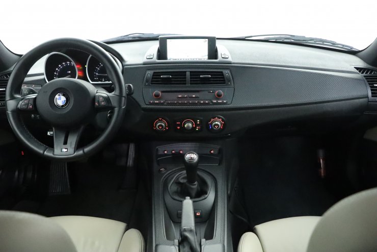 BMW Z4 M coupe 6MT 左ハンドル 純正HDDナビ クリームレザー メモリー 