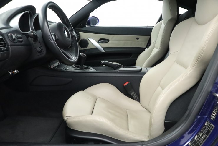 BMW Z4 M coupe 6MT 左ハンドル 純正HDDナビ クリームレザー メモリー 