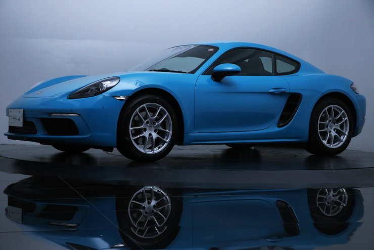ポルシェ 718 Cayman 有償カラー：マイアミブルー スポーツ