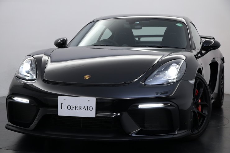 ポルシェ 718 Cayman GT4 6MT ワンオーナー 2020年9月登録 走行