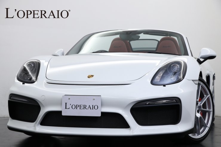 ポルシェ ボクスター スパイダー 6MT 正規ディーラー車 右ハンドル