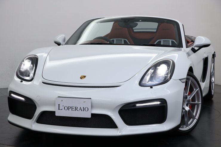 ポルシェ ボクスター スパイダー 6MT 正規ディーラー車 右