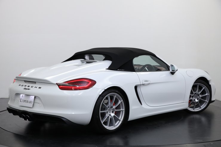 ポルシェ ボクスター スパイダー 6MT 正規ディーラー車 右ハンドル