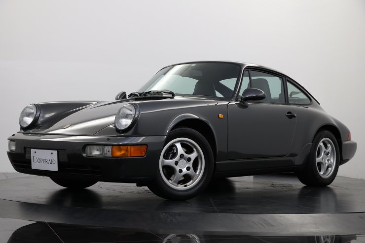 ポルシェ964純正　ハンドル ポルシェ964希少右ハンドルのきれいなお車入庫！ | アルファー