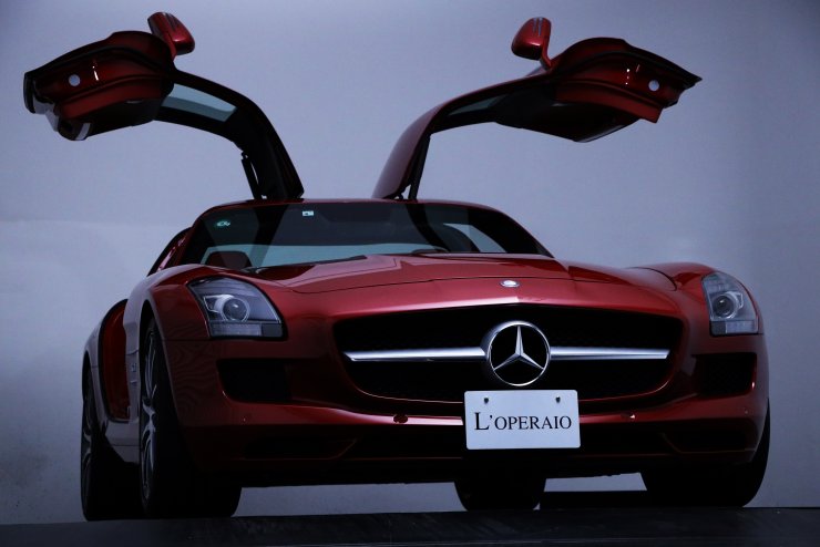 (未使用･未開封品)　シュコー 1/43 メルセデス・ベンツ SLS AMG クーペ ゴールド 完成品 tu1jdyt 未使用・未開封品) シュコー 1/43 メルセデス・ベンツ SLS AMG