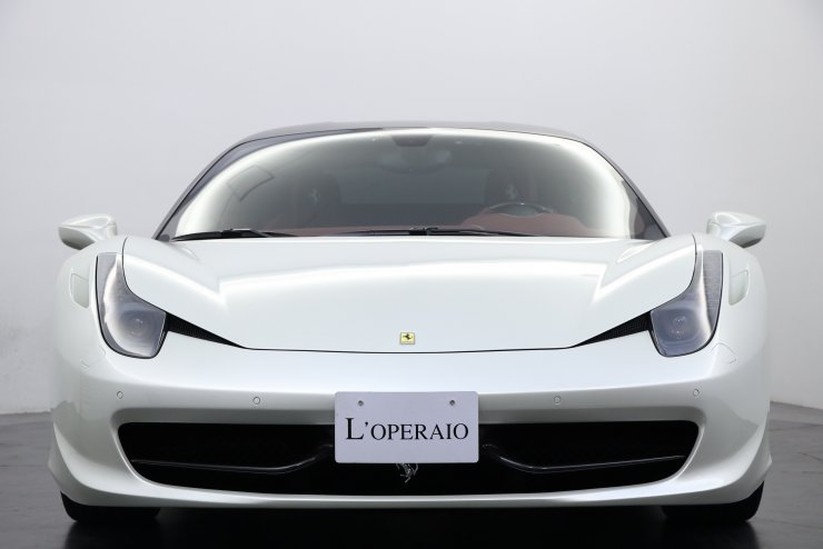 フェラーリ 458 Itaria F1 DCT 正規ディーラー車 ビアンコフジ