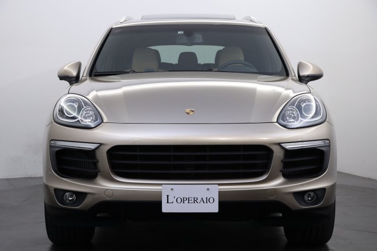 ポルシェ カイエン(Type958) S 左H 1オーナー 有償色 ベージュレザー