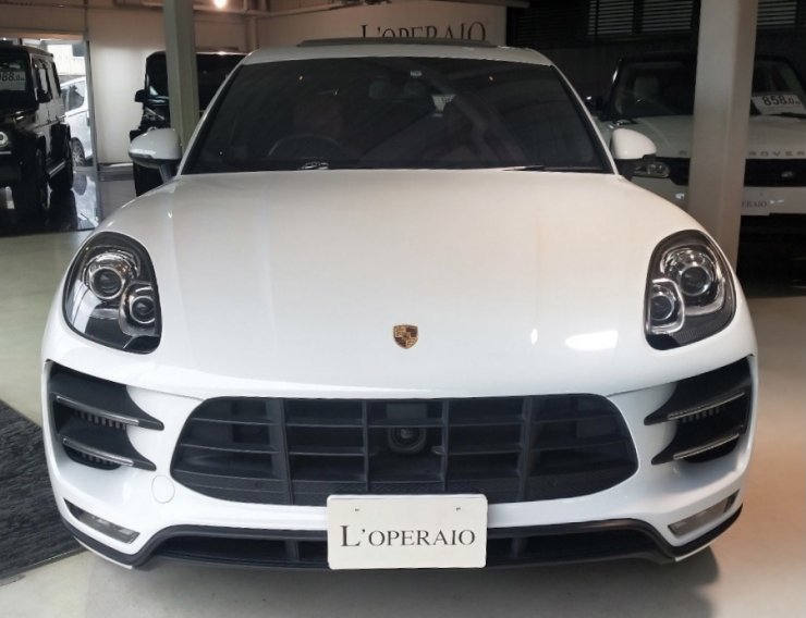 ポルシェ マカン ターボ PDK 前期 赤革 パノラマルーフ シートヒーター
