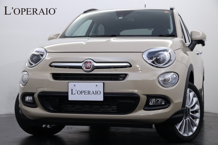 フィアット 500x Lounge 限定100台 ブラックレザー アダプティブクルコン シートヒーター ブラインドスポット ルーフレール 純正18インチaw中古車