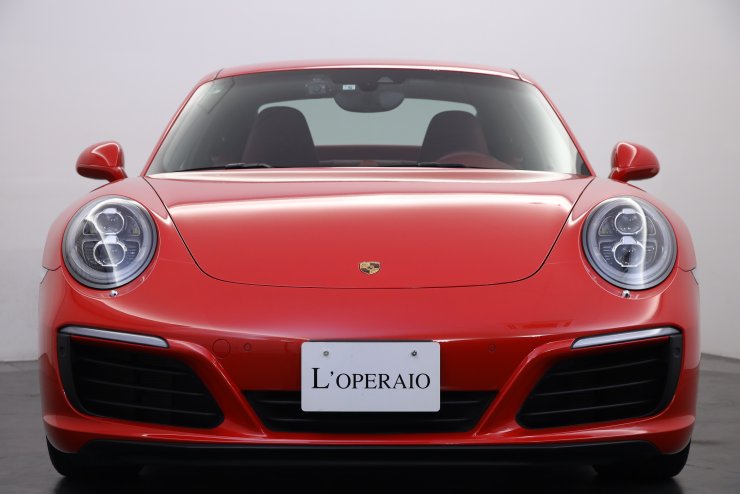 ポルシェ 911(Type991) カレラ PDK 赤革 スポーツクロノPKG