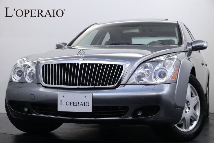 マイバッハ 57 ワンオーナー 純正19インチアルミ エアサス サンルーフ リアエンタメ Bose ウォルナットウッドトリム中古車