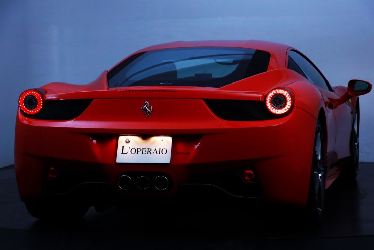 フェラーリ 458 Italia F1 DCT 正規ディーラー車 カーボンドライバー