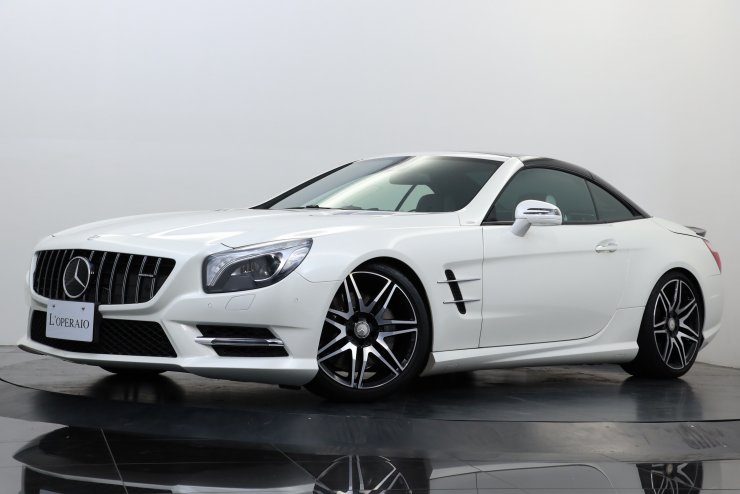 メルセデスベンツ SL カラーサンプル ホワイト ベンツ特注品 非売品 正規品 メルセデスベンツ SLクラス SL350 2ルックエディション 限定車 1