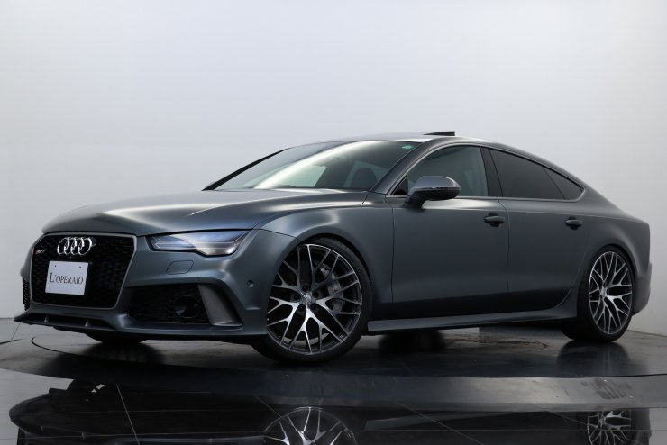AUDI C8 RS7 プレミアムスポーツ フロアマット 編み込め 5ピースセット