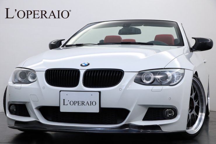 BMW 3シリーズ 335iカブリオレ MスポーツPKG 左ハンドル 赤革