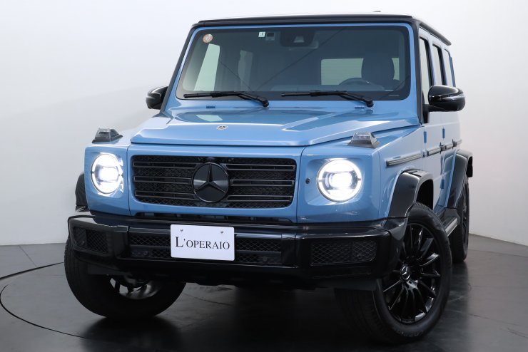 幻のチョロＱ　A品番　ベンツ・水色 メルセデスベンツ Gクラスロング G400d マヌファクトゥーア