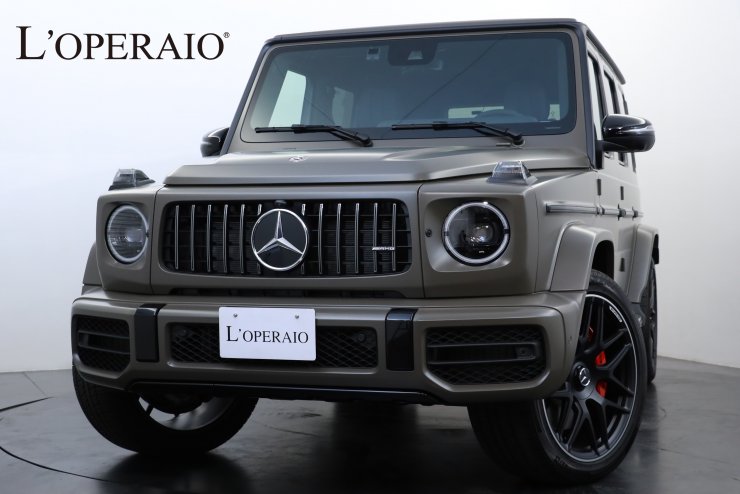 Amg Gクラスロング ゲレンデヴァーゲン G63 Manufaktur Edition 特別仕様車 走行距離800 台 限定色マグノダークオリーブグリーン マットブラックペイント22インチamgクロススポークアルミホイール 鍛造 新車保証継承r05年9月迄 中古車