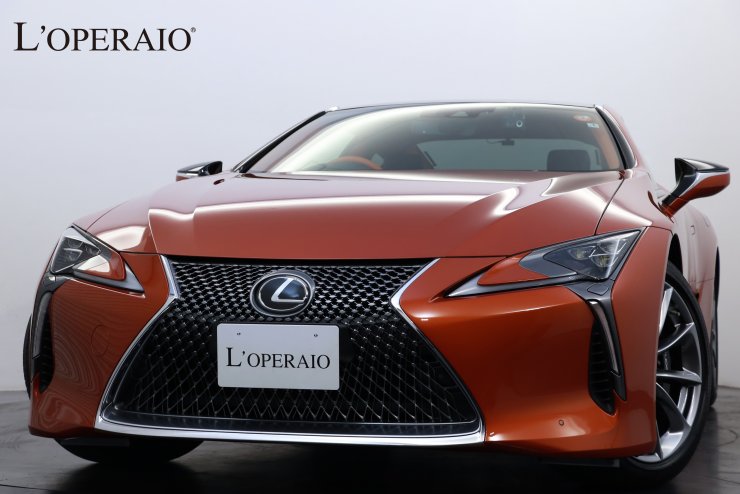 レクサス LC LC500 L Package 有償カラー ブラック×オレンジ