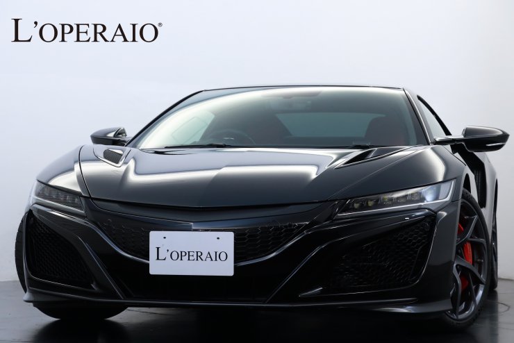 ホンダ NSX レッドレザー×ブラックアルカンターラ カーボンブレーキ