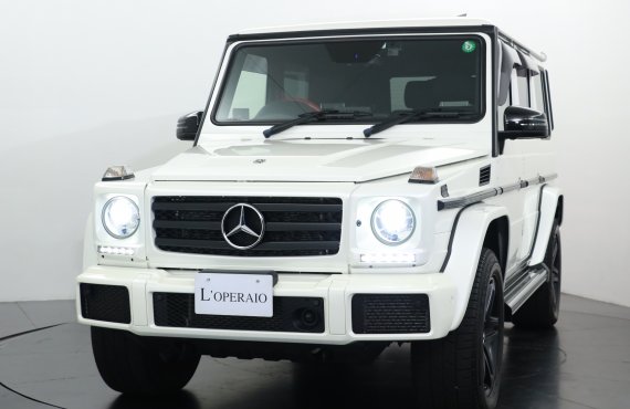 メルセデスベンツ Gクラスロング G350d デジーノマヌファクトゥーアエディション ワンオーナー 限定車 ブラックレザー シートヒーター ベンチレーター 純正19インチアルミホイール アルカンターラルーフライナー サンルーフ ハーマンカードン ブラックアクセント付