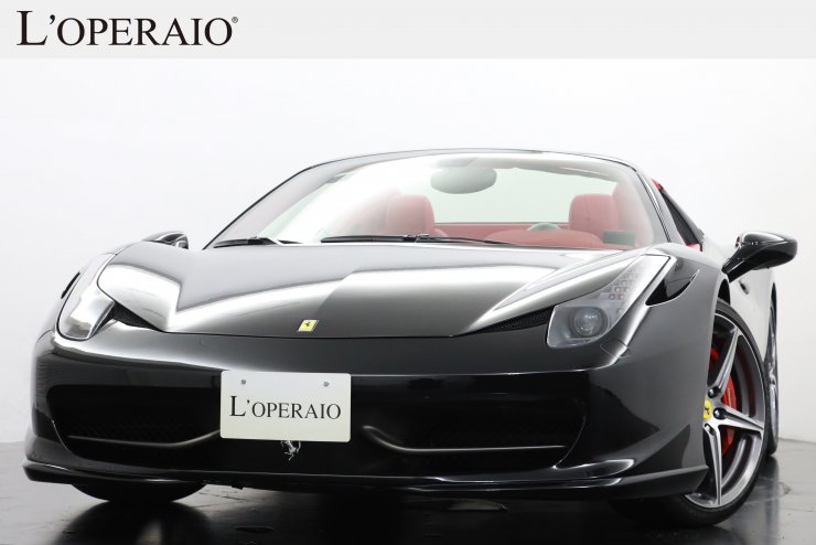 フェラーリ 458 Spyder 正規ディーラー車 フロントリフト