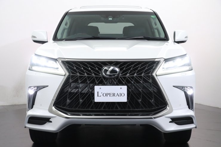 レクサス LX LX570 8人乗り 1オーナー TRDエアロ 前後シート