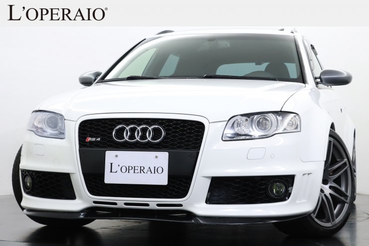 アウディ Rs4 Avant Whitestyle Limited 特別仕様車 左ハンドル 純正レカロシート サンルーフ 中古車