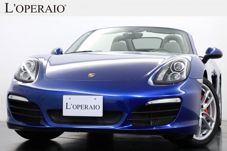 【中古】BORNTOSTANDOUT INDECENTCHERRY ポルシェ ボクスター (Type981) S 6MT 1オーナー 左ハンドル スポーツ