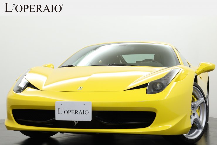 フェラーリ 458 Italia F1 DCT 正規ディーラー車 オプションカラー