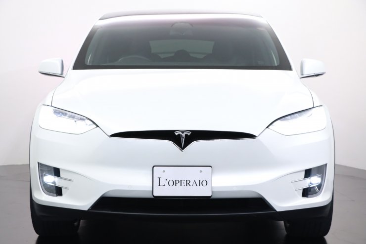 テスラ モデルX ロングレンジ ワンオーナー 純正22インチアルミ