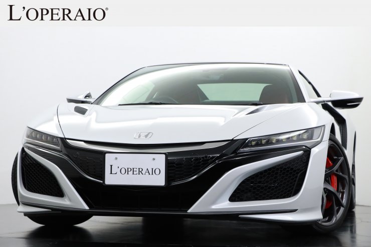 1/12 ホンダ NSX 2017 ホワイト カーボンファイバー パッケージ ホンダ NSX SH-AWD カーボンエクステリアスポーツPKG カーボン
