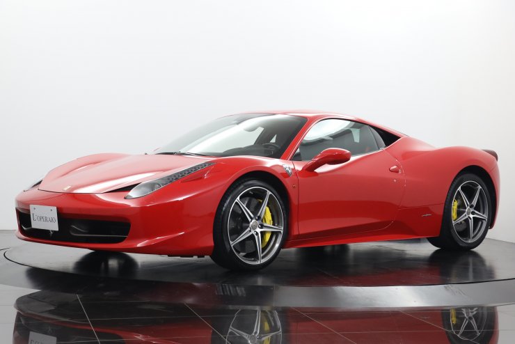 フェラーリ 458 Italia F1 DCT 正規D車・左ハンドル 記録簿11枚