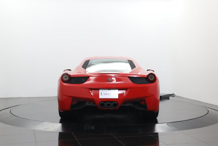 フェラーリ 458 Italia F1 DCT 正規D車・左ハンドル 記録簿11枚