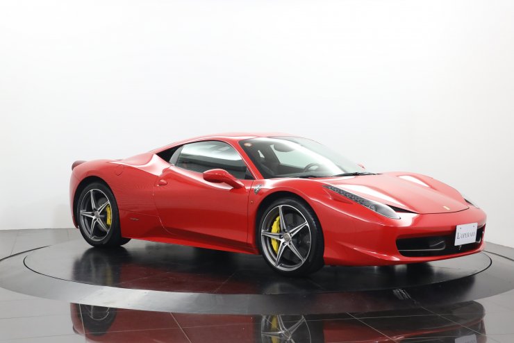フェラーリ 458 Italia F1 DCT 正規D車・左ハンドル 記録簿11枚