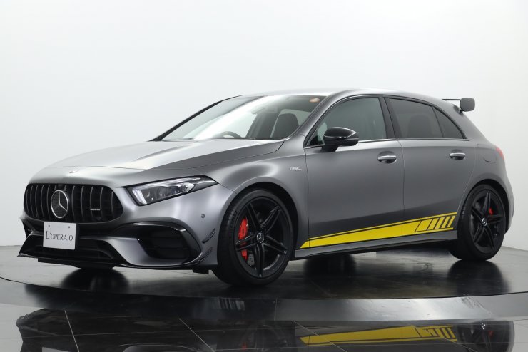 ベンツ　A45S AMG TURBO W177 マットブラック　エンブレム ベンツ A45S AMG TURBO W177 マットブラック エンブレム