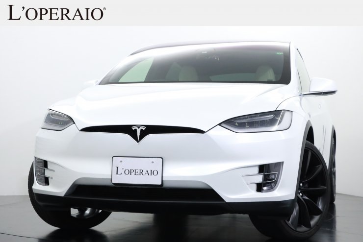 テスラ モデルX ロングレンジ ワンオーナー 純正22インチオニキス