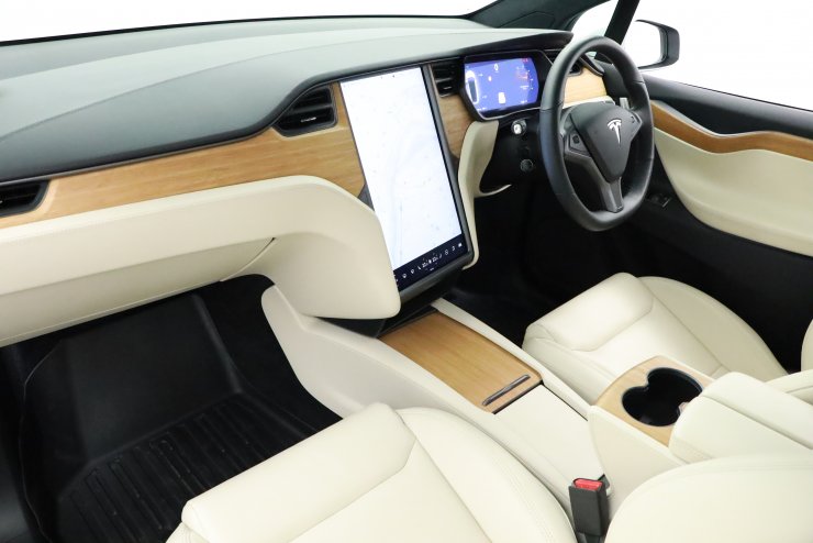 テスラ モデルX ロングレンジ ワンオーナー 純正22インチ