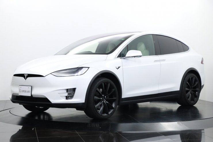 テスラ モデルX ロングレンジ ワンオーナー 純正22インチオニキス