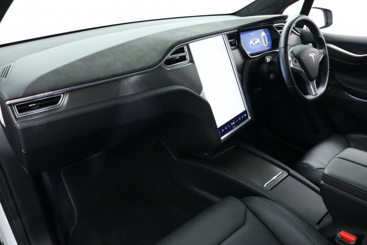 テスラ モデルX 75D 6シーター 純正OP22インチアルミ エンハンスト