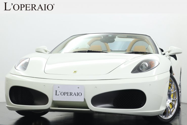 フェラーリ F430 Spider F1 正規ディーラー車 希少右ハンドル ベージュ