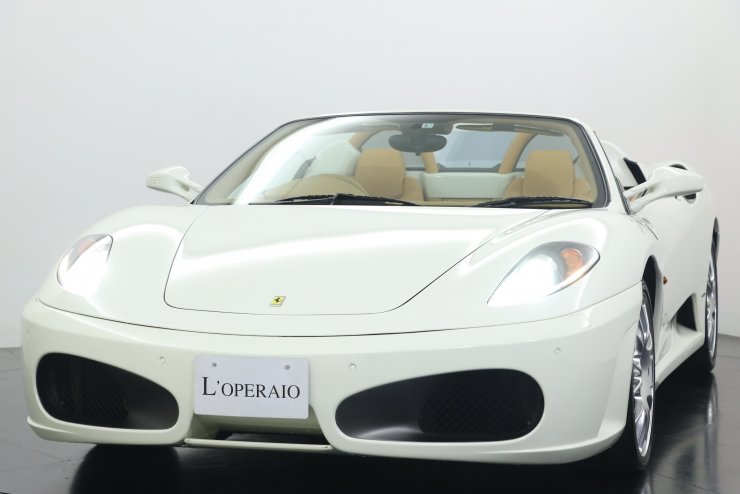 フェラーリ F430 Spider F1 正規ディーラー車 希少右ハンドル ベージュ