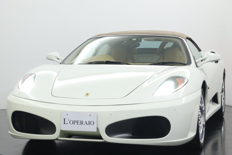 フェラーリ F430 Spider F1 正規ディーラー車 希少右ハンドル ベージュ