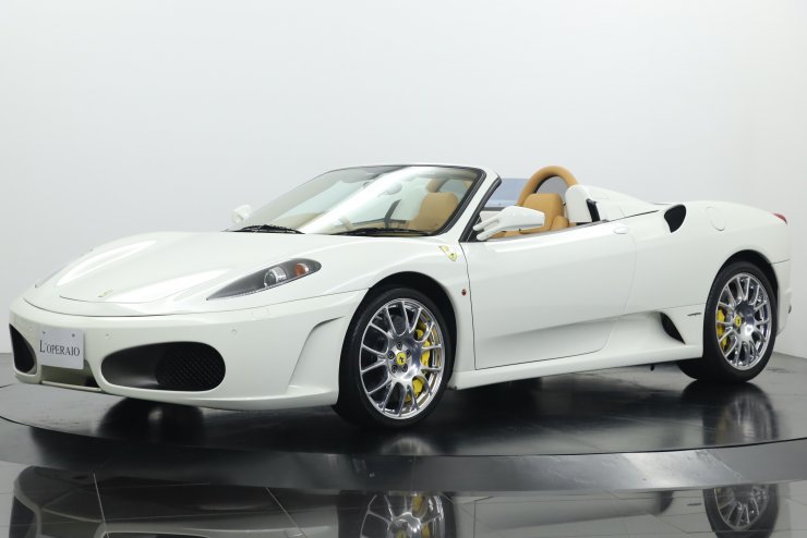 フェラーリ F430 Spider F1 正規ディーラー車 希少右ハンドル ベージュ