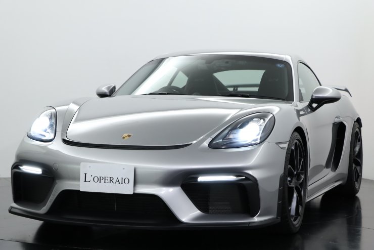 ポルシェ 718 Cayman GT4 6MT ChronoPKG ブラックレザー×レース