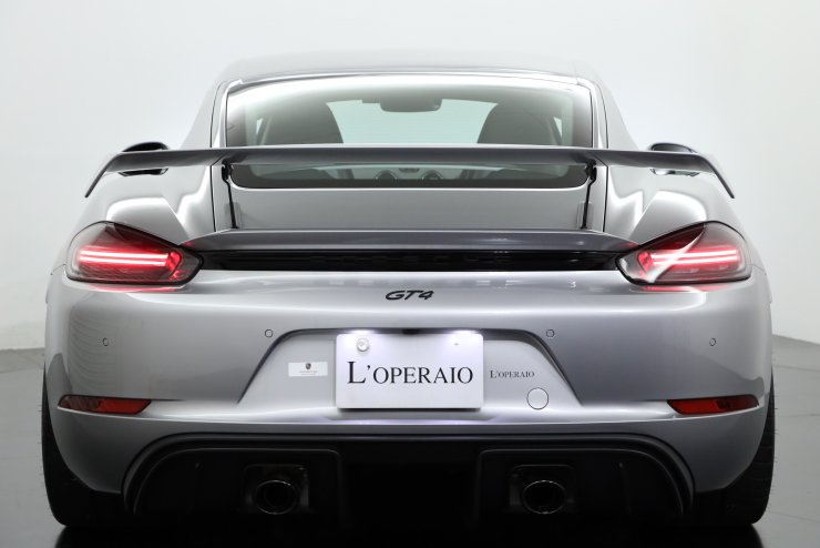 ポルシェ 718 Cayman GT4 6MT ChronoPKG ブラックレザー×レース