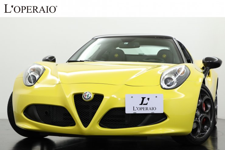 アルファロメオ 4C Spider 正規ディーラー車 左ハンドル スポーツPKG