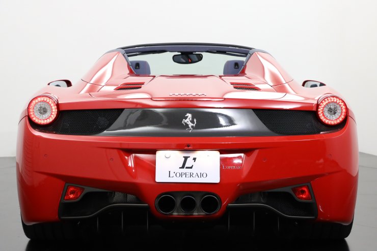 フェラーリ 458 Spider F1 DCT 希少右ハンドル 正規ディーラー車
