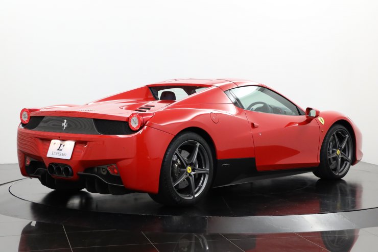 フェラーリ 458 Spider F1 DCT 希少右ハンドル 正規ディーラー車