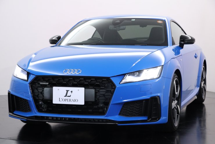 TT 水色L アウディ TTクーペ S line competition 限定200台 黒ハーフ革 純正19
