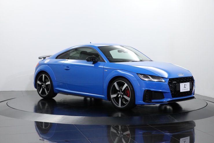 TT 水色L アウディ TTクーペ S line competition 限定200台 黒ハーフ革 純正19